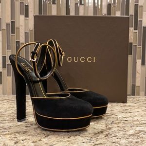 Authentic Gucci platform shoes. NIB with dust bag.